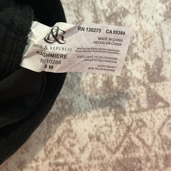 Rock & Republic leopard print jeans - Picture 2 of 5